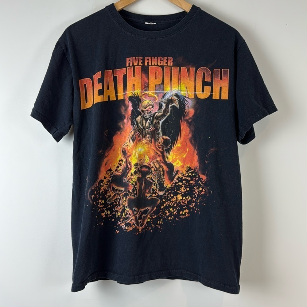 American Vintage Five Finger Death Punch Band Tee - Black